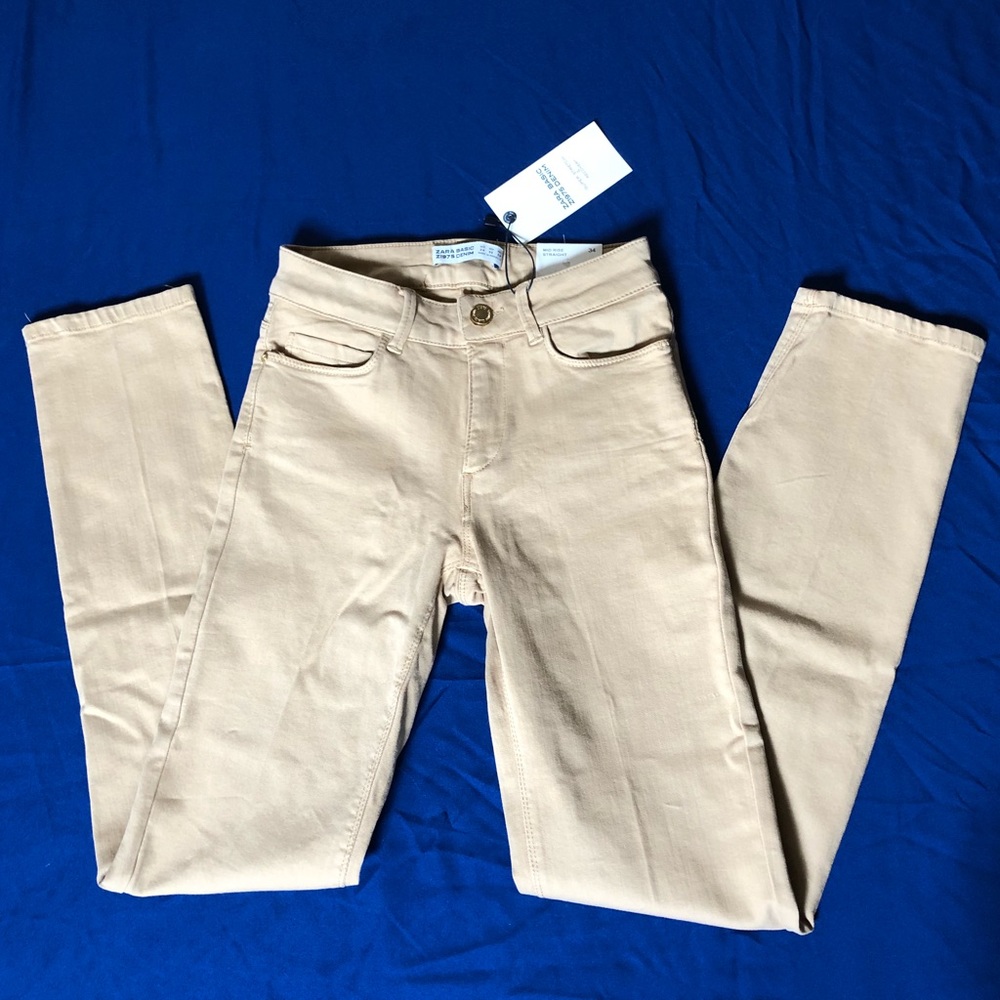 Khaki Zara skinny jeans